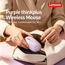 Lenovo Lightweight Wireless Mouse, Colorful LED Portable Office Mouse, Silent Mouse For Laptop And Desktop - View 3