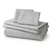 Sheet Sets with Pillowcases - Light Grey - View 9