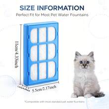Cat Water Fountain Replacement Filter, Suitable For Cat Mate And Dog Mate Water Fountains - Model - View 2