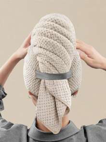 Quick-Dry Microfiber Hair Towel Bath Towel, Hair Wrap, Bathroom Essential, Thick Soft High Absorbency, Great Gift Choice For Halloween Or Christmas, Suitable For Home Bathing, Travel And Grooming - Multicolor - View 14