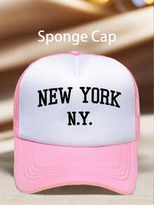 1pc Men's Hats NY Printed Hats For Men Adjustable Design UV Protection Perfect For Outdoor Activities Hiking Running And Everyday Wear-A Perfect Gift - Multicolor - View 10