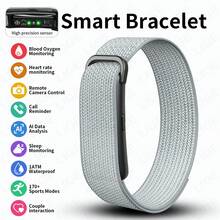 LIGE Fashionable New Smart Bracelet, Screen-Less Design, Waterproof, Multiple Exercise Modes, Exercise Tracking Records, Sleep Monitoring - View 2