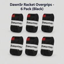 6pcs Dawnsr Racket Grip Tape, Sweat-Absorbent Anti-Slip Handle Wrap, Sports Racket Accessory, Comfortable & Durable, Suitable For Tennis, Badminton, Pickleball Rackets - Multicolor - View 4