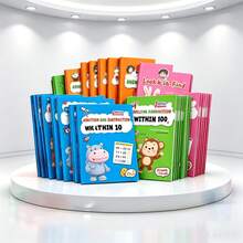 1pc Toddler Interactive Coloring & Treasure Hunt Book, Includes Hidden Pictures, Handwriting Practice & Spot The Difference Pages, Enhances Memory, Color Recognition & Focus, Educational Travel Game For Kids, Back To School, Christmas & Birthday - Multicolor - View 7
