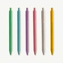 6/12pcs Random Color Minimalist Macaron Morandi Candy Color Retractable Gel Pens 0.5mm - A - View 6