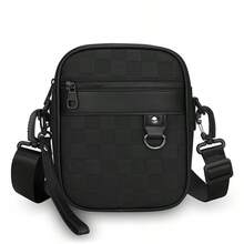 1pc New Men's Crossbody Bag Shoulder Bag Casual Fashion Multifunctional Phone Bag Lightweight Small Square Bag - Multicolor - View 14
