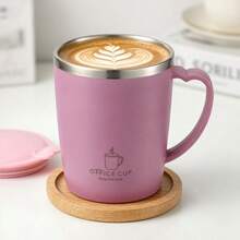 1 buah Mug Kopi, Cangkir Susu Portabel, Cangkir Teh Latte untuk Sarapan dan Sore Hari, Cangkir Kopi untuk Rumah dan Kantor, Cocok untuk Digunakan di Rumah, Sekolah, Kantor, dan Perjalanan. - MultiWarna - View 8