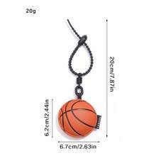 1PC Fashion PU Leather Soccer Basketball Exquisite Car Backpack Key Chain 3D Pendant Gift - Multicolor - View 10