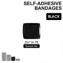 1/3/7 Rolls Elastic Self-Adhesive Sports Bandage, Finger And Ankle Support Fixation, For Wrist, Waist, Knee And Elbow Protection, Suitable For Football, Basketball, Running, Fitness, Badminton, Tennis - Multicolor - View 3