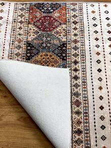 Digitally Printed Non-Slip Washable Runner And Area Rug, Suitable For Living Room, Bedroom, Outdoor, Kitchen Carpet | Modern, Scandinavian, Bohemian And Classic Styles | 100% Polyester - Multicolor - View 9