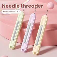 1Pc/2Pcs Easy-To-Use Threading Tool For Elderly, Multi-Function Manual Sewing Aid Tool, Built-In Thread Unraveler, Needle Detachable And Threading Device - Multicolor - View 11