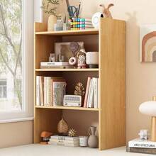 Kệ sách để bàn đơn giản nhiều tầng, giá lưu trữ nhỏ gọn sắp xếp đồ dùng cho gia đình - Nhiều màu - Xem 3