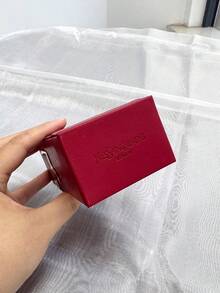 YSL Dust-Proof Hard Case Cosmetic Organizer Dual Use Vanity Storage & Daily Crossbody Handbag Gift Box - Red - View 7