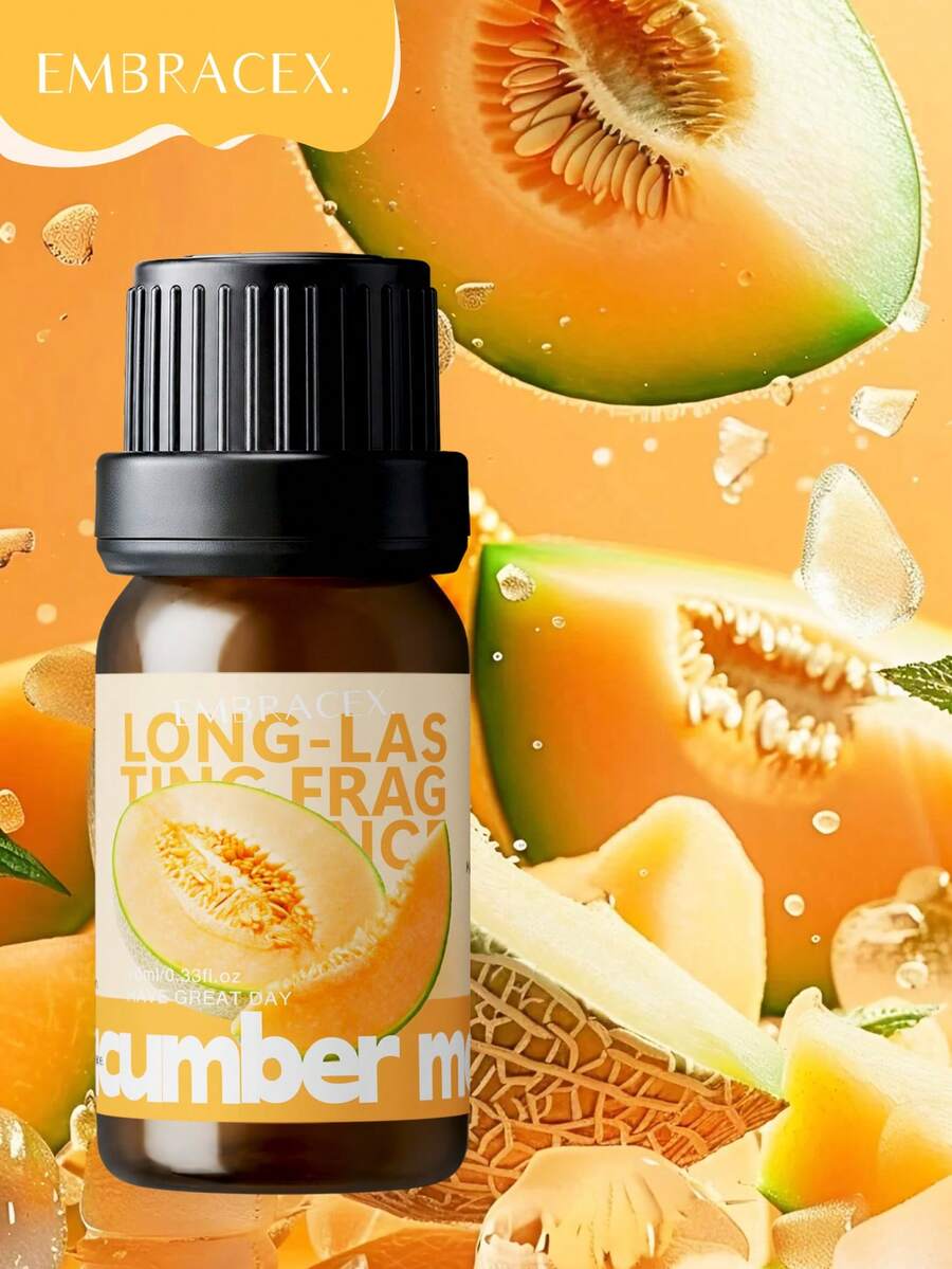 EMBRACEX. 小黃瓜與甜瓜香氛精油 10ml 高級香氛精油 - 適用於蠟燭、芳香療法、擴香器、家居護理與加濕器 水果香調精油 - cucumber melon - 查看 1
