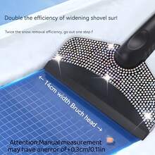 1pc Rhinestone Car Snow Scraper Ice Scraper, Crystal Windshield Snow Removal Tool, Shiny Winter Car Accessory, Car Window Ice And Snow Remover, Cute Snow Cleaning Tool - A - View 5