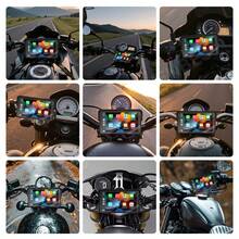 VENBES 5 Inch Waterproof Motorcycle PND Touch Screen, Quick Detachable Wireless CarPlay & Android Auto Motorcycle Display, Bluetooth Media Player - 5inch Motorcycle PND Main Unit - View 10