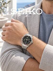 Seiko Men's Mechanical Watch - Automatic Mechanical Movement, Dark Brown Dial, Stainless Steel Case And Bracelet, Business Style SPB189J1, Suitable For Daily Wear - Dark Brown - View 4