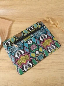 Fashionable Printed Women's Clutch Handbag, Large Capacity Magnetic Closure, Multifunctional Portable Wallet & Phone Bag, Suitable For Outdoor Use - Multicolor - View 6
