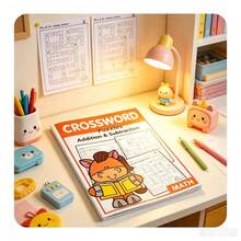 Addition And Subtraction Number Maze Fill-In Game Notebook, 32 Pages Math Calculation Book, Math Operation Practice Workbook, Educational Math Game For Elementary Students, Suitable For Home And Classroom Learning, Learning And Educational Writing Aid - Multicolor - View 6