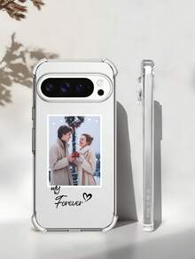1件客製化照片手機殼，透明保護手機殼，適用於 Pixel 10a/Pixel 9 Pro/9 Pro XL/9A/Pixel 8 Pro/7 Pro XL/6A/11a/11 Pro 系列，情侶手機保護殼，10 Pro/10a/10 Pro XL Android 機型，S26 S25U S24 A55/A56，Apple 18 Pro Max 18 17 Pro Max 16 Plus，高級質感 15 PM 14 13 12 11，獨特，Honor 系列 X5C/600 Pro/400 Lite，送給男友的理想客製化禮物 - 無色 - 查看 6