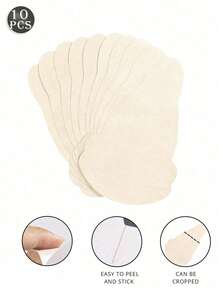 10pcs Disposable Push-Up Breast Pads, Versatile Disposable Breast Pads, Suitable For Tight-Fitting Clothing - Multicolor - View 12
