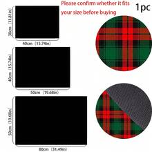 1pc Christmas Red Striped Pattern, Kitchen Countertop Absorbent Drying Mat, Coffee Machine Mat, Pour Over Coffee Pot Mat, Dish Drainer Mat, Non-Slip Heat-Resistant Kitchen Mat, Table Mat, Breakfast Mat, Washing Machine Mat, Home Kitchen Dining Table Coffee Shop Bar Decor Mat, Holiday Party Housewarming Gift - Multicolor - View 6