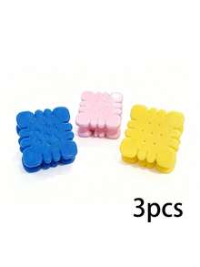 3 PiecesSet - Creative Biscuit Data Cable Storage Rack, Biscuit Shape Data Cable Storage, Cute Sandwich Biscuit Storage, Portable Cable Organizer And Decorations For Data Cable, Small Cable, And Wire Storage, Backpack Hanging Decoration, - View 8