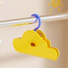 1pc Seamless Pants Clip Clothing Organizer Rack Wardrobe Storage Rack Drying Clip Anti-Wrinkle Rack - Multicolor - View 13