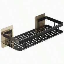 Wall-Mounted Shower Shampoo Rack Bathroom Storage Shelf Towel Rack Diamond-Shaped Free-Standing Bracket Tripod Wall-Mounted Corner Rectangular Bracket - Multicolor - View 9