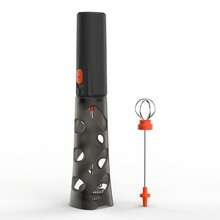 Mini Electric Milk Frother, Foldable Egg Beater, Coffee Stirrer, Hands-Free Mixing, Equipped With Two Interchangeable Whisk Heads, Suitable For Coffee Lovers And Baking Enthusiasts - Default - View 14