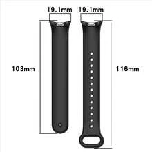 Compatible With Xiaomi Miband 8/9/10/11 Silicone Split Official Style 9 Waterproof Breathable Smart Band Strap - Mi Band 8/9/10 - View 4