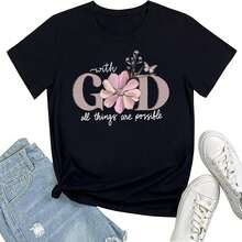 Women T-Shirts - Black 2 - View 9