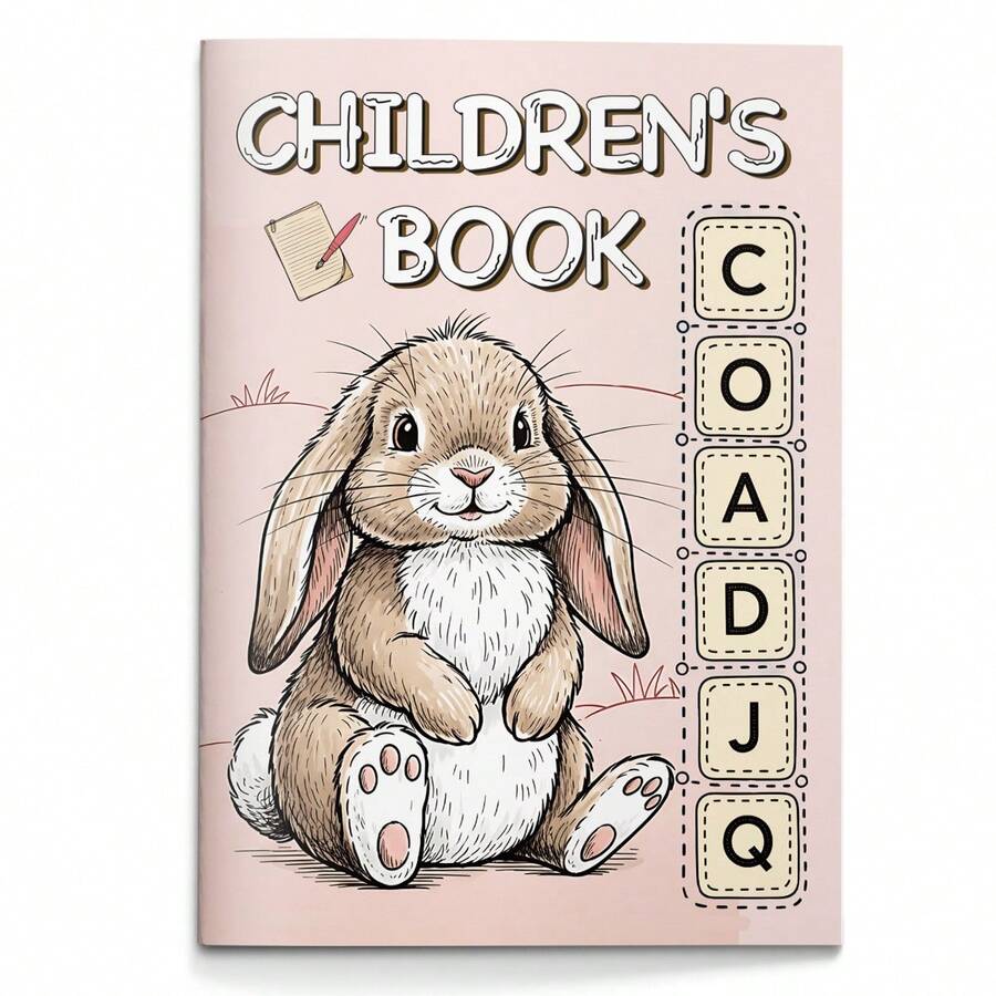 English Alphabet & Phonics Learning Notebooks, ABC Letter Tracing And Writing Practice, Letter Recognition, Beginning Sounds, Early Vocabulary And Handwriting Activities, Rabbit & Dog Theme Educational Worksheets - English Alphabet & Phonics - View 1