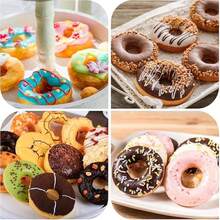 2pcs Donut Shaped Cutter, Suitable For Making Donuts, Cookies, Bread And Other Pastries. Ideal Choice For Home Baking. Easy To Clean, Kitchen Bread And Pastry Baking Tools. - View 6