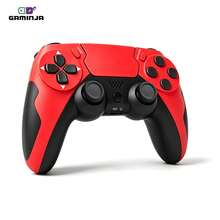 GAMINJA P48 Wireless Controller, Compatible With P4 Slim/P4 Pro/P3/PC Console, With 6-Axis Motion Sensing, Dual Vibration, Built-In Speaker, Motion Gyroscope, Headphone Jack, Touchpad - View 11