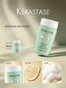 Kérastase Specifique Bain Divalent Shampoo 80ml, Balancing Shampoo For Oily Scalp Dry Ends, Deep Clean & Anti-Oil, Travel Size - Shampoo - View 5