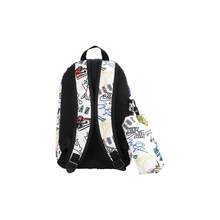 Nike Jordan Graffiti Large Capacity Zipper Backpack Polyester School Bag Unisex Couple Style White - White - View 3