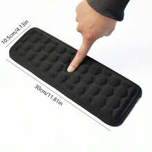 1pc Solid Color L-Shaped Elbow Pad Multifunctional Anti Slip Corner Protection Keyboard Pad Dirt Resistant Mouse Pad Wrist Guard - View 2