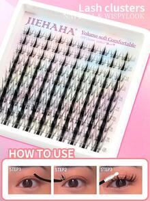 100片裝蓬鬆單簇假睫毛 D捲度 濃密長款 10-18mm 適合DIY接睫毛 初學者也能在家輕鬆打造完美睫毛 女性與女孩的理想禮物 - D - 查看 5