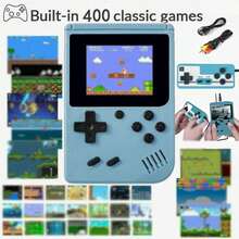 1 pieza Consola de juegos portátil retro Macaron Mini 400-en-1 con pantalla grande, 400+ juegos clásicos, conexión a TV y varios colores disponibles - Multicolor - Ver 14