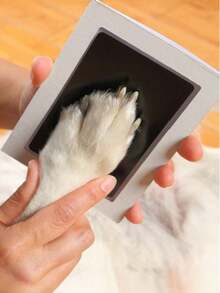 1 Set Inkless Touchless Pet Paw Print Kit, Suitable For Preserving Cat And Dog Paw Prints, Inkless Pet Paw Print Pad, Suitable For Newborn Hand And Footprint Keepsakes - one-size - View 9