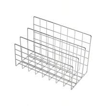 Desktop Organizer Rack, Minimalist Iron Desktop Storage Shelf, Dorm Simple Small Bookshelf, Desktop Textbook Organizer Rack, Metal Desktop Organizer Book Stand, Back To School Bookshelf Gift - Light Grey - View 11
