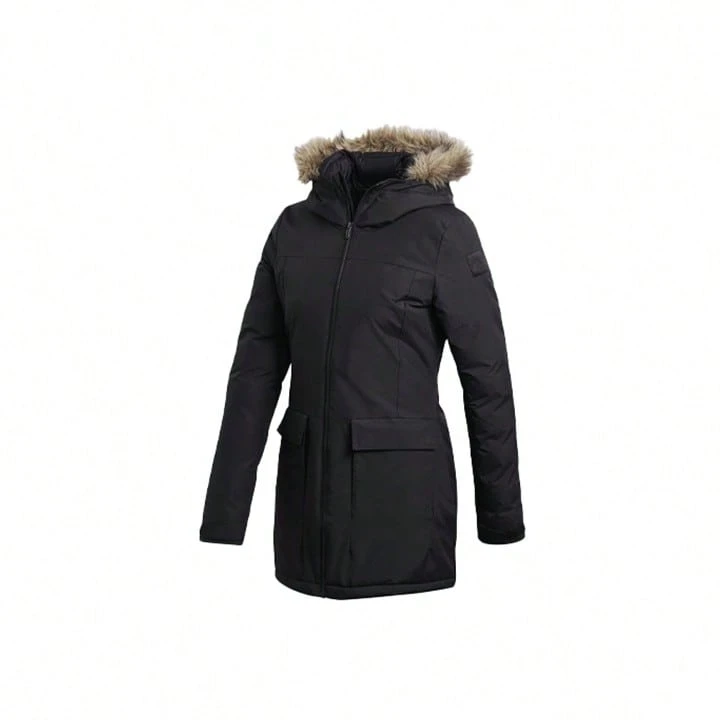 Adidas Winter Hooded Puffer Jacket Women's Black - Black - View 1