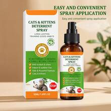 50ml Cat Repellent Spray, Anti-Scratch Anti-Bite Cat Training Spray, Gentle Formula Suitable For Indoor And Outdoor Use, Prevents Cats From Scratching Furniture And Sofas, Pet Behavior Corrector - Cat Anti-scratch Training Spray - View 7