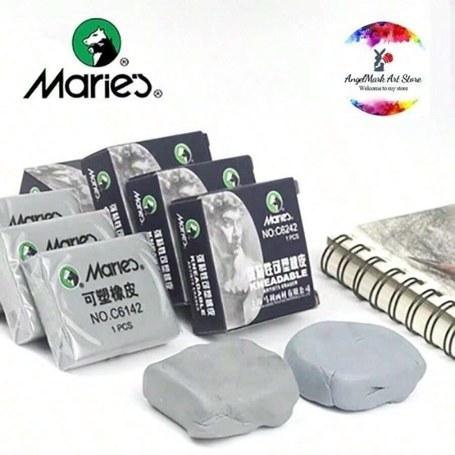 3/6/9‑Pcs Art Kneaded Eraser, Malleable Sketch Eraser, For Blending, Highlighting, Shading, Smoothing, Brightening In Painting, Design And Sketching - Modeling Clay - View 1