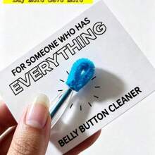 1/2/Pcs Christmas Gag Gifts. Novelty Belly Button Cleaner, Funny White Elephant Party Gift, Sock Filler, Birthday Gift For Adult Friends Exchange - Belly Button Brush - View 7