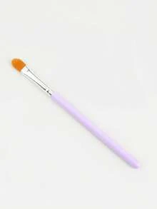 1pc Tongue-Shaped Concealer Brush Lipstick Brush Lip Brush Nail Dust Brush, Pointed Tip For Small Area Concealing, Flat Head For Large Area Concealing, Multi-Function Concealer Brush - Multicolor - View 6