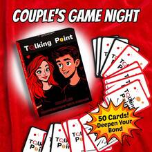 Couples Card Game For Deep Connection: Romantic Date Night Conversation Starter Questions Cards, Two-Player Relationship Building Game, Perfect Anniversary, Valentine's Day, Holiday & Date Night Gift For Him And Her - View 1
