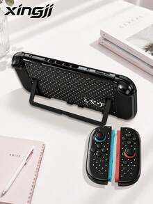 Xingji, 1pc INS Style Musical Note & Polka Dot Pattern Game Console Protective Case, Compatible With Switch2 (2025)/Switch OLED/Switch Console, Made Of Soft TPU Material Soft Shell/Soft Shell, Universal Storage Bag, No Need To Disassemble, Anti-Drop & Anti-Dust, Ideal Gift Compatible With Switch Gamers - View 15
