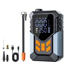 Air Compressors & Inflators Tire Pump150 PSI Car Air Compressor Pump, Digital Tire Inflator Portable Auto Air Pump For Car Motorcycle LED Light Tire Pump Air Compressors & Inflators, Tire Pump1500mAh*3. - Wireless Digital Display - View 9